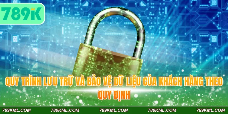 Chính Sách Bảo Mật 789K - Toàn Bộ Quy Định Cần Biết 2 Quy trình lưu trữ và bảo vệ dữ liệu của khách hàng theo quy định
