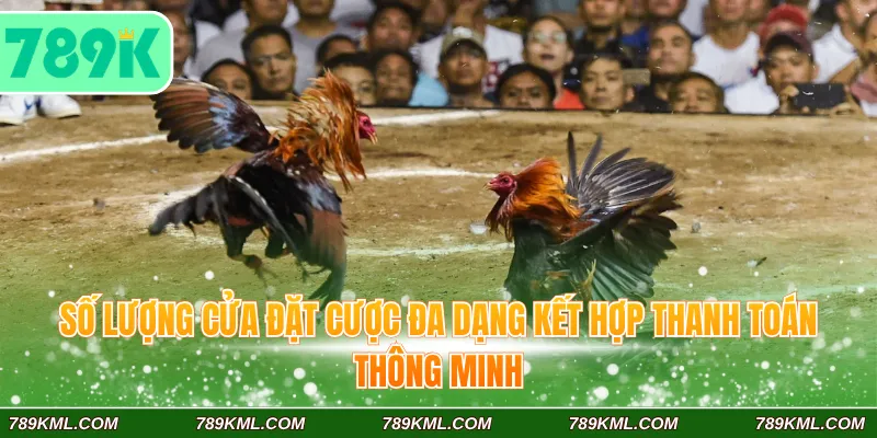 Đá Gà Cựa Dao 789K – Trải Nghiệm Đặt Cược Kịch Tính, Sôi Động 4 Số lượng cửa đặt cược đa dạng kết hợp thanh toán thông minh