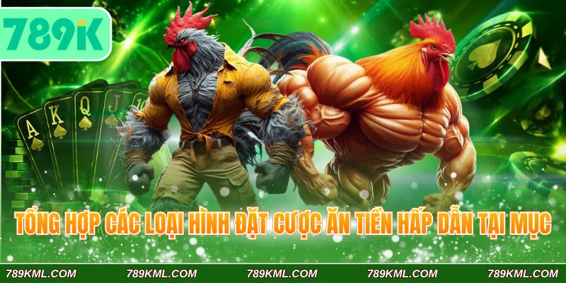 Đá Gà 789K 3 Tổng hợp các loại hình đặt cược ăn tiền hấp dẫn tại mục
